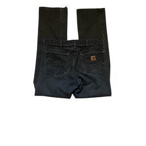 Carhartt Men’s Relaxed Fit Straight Leg Black Denim Jeans  32x34 B161BLK